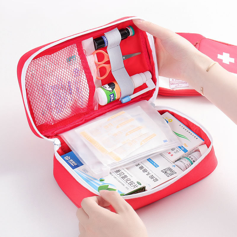 Mini First Aid & Medicine Storage Bag – Portable Travel Emergency Survival Pill Case